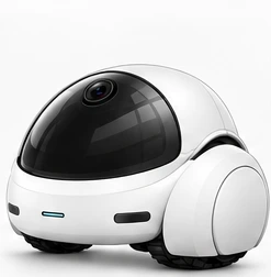 The small white KIVO companion robot, full product view